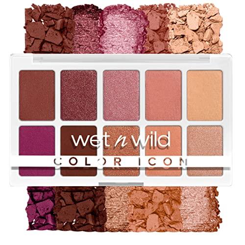 wet n wild, Color Icon 10-Pan Palette, Palette di Ombretti, 10 Colori Riccamente Pigmentati per il Trucco di Tutti i Giorni, Formula a Lunga Durata e Facile da Sfumare, Heart & Sol