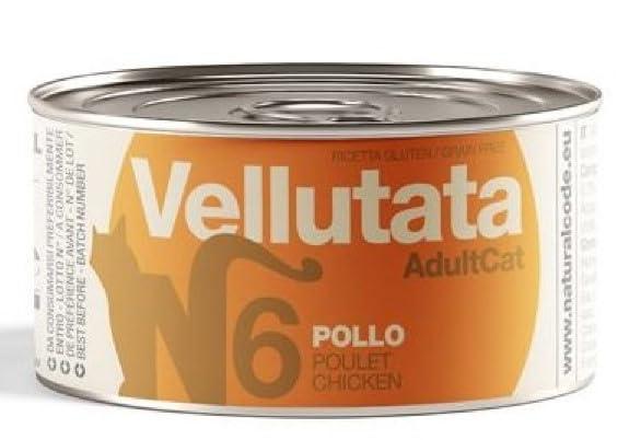 Natural Code Vellutata Cibo Alimento Umido Per Gatto Gatti Cat Adult Pollo. 12 LATTINE DA 85g CADAUNO