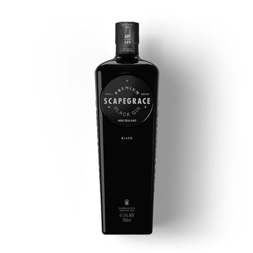 SCAPEGRACE Black 41.6% - Premium Gin - Serie limitata - Naturalmente nero, cambia colore con l'acqua tonica - 700 ml