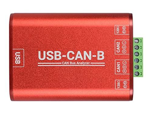 Waveshare USB to CAN Adapter Dual-Channel CAN Analyzer Industrial Isolation Support Windows XP/7/8/10/11/Linux Systems