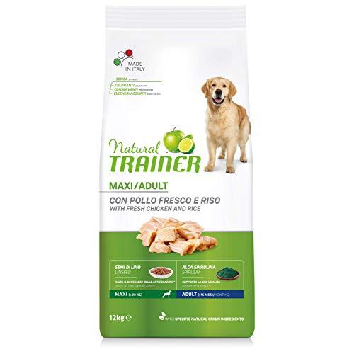 Natural Trainer Maxi Cibo per Cani Adulti con Pollo - 12kg