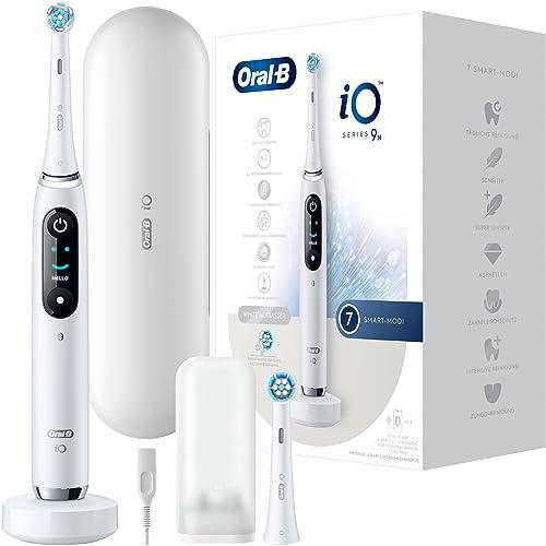 Oral-B iO Series 9N White Alabaster mit extra Aufsteckbürste elektrische Zahnbürste