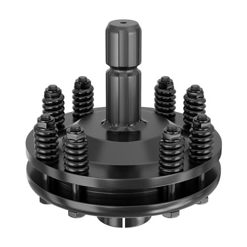 Wiltec Frizione per Albero cardanico scanalato a 6 Denti Filetto Esterno e Interno 1 3/8