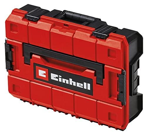 Originale Einhell Valigetta con sistema E-Case S-F (max. 25 kg, stoccaggio e trasporto universali di accessori e strumenti, impilabile, resistente agli spruzzi, inclusi 2 inserti in schiuma)