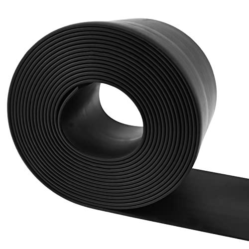 Rotolo di gomma, foglio di neoprene, rotolo gomma antiscivolo, tappeto gomma antivibrazioni, piastra in gomma per isolamento acustico guarnizioni pavimento gommato (50mm×1,5mm×3m)