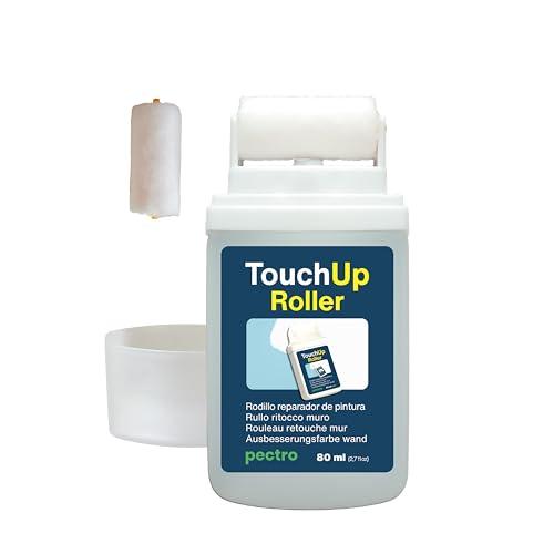 PECTRO Rullo Ritocco Muro 80ml – Vernice Bianca per Riparazioni e Macchie di umidità e graffi su Pareti - Ricaricabile per pittura con Rullo di Ricambio (1)