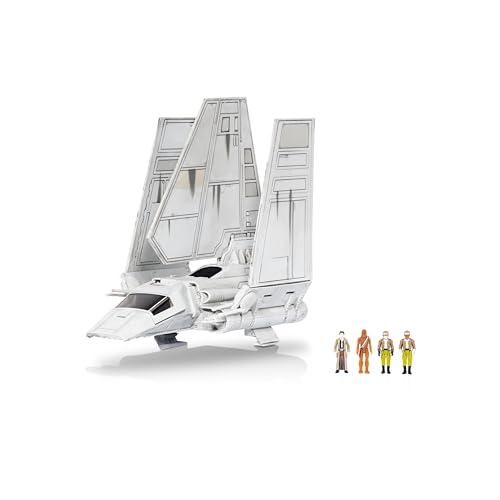 Jazwares Star Wars Micro Galaxy Squadron Tydirium Shuttle - Veicolo da 7 pollici con decorazione unica e quattro accessori per micro figure da 2,5 cm