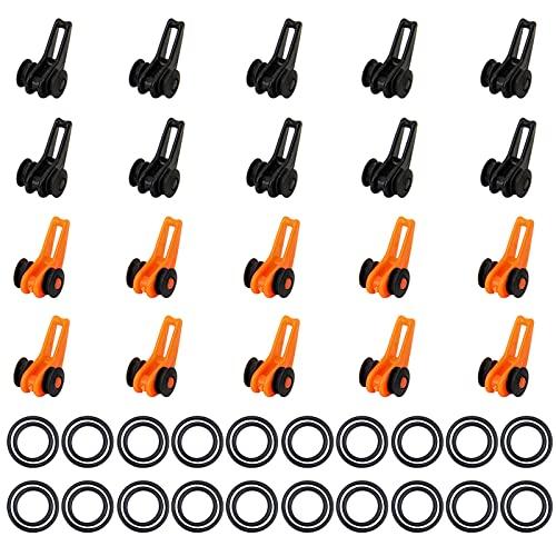 Butyeak Supporto per canna da pesca in plastica, 20 pezzi