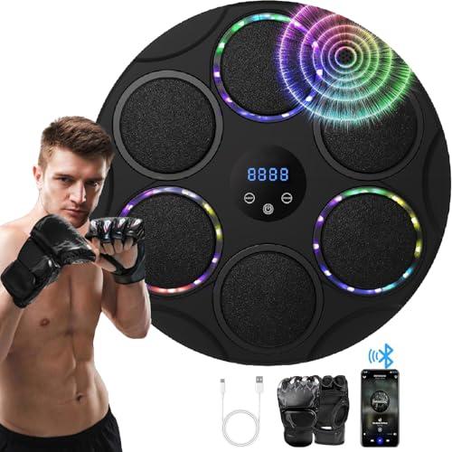 LeuKoles Music Boxing Machine con guantoni da boxe, 17,3