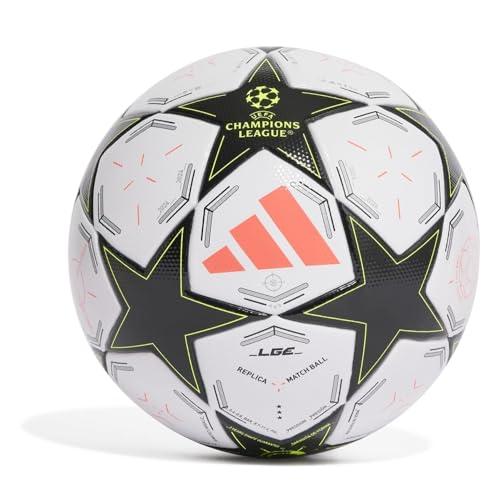 adidas UEFA Champions League Box FIFA Quality Ball JG8778 - Palla da calcio unisex, 5 EU, colore: Bianco