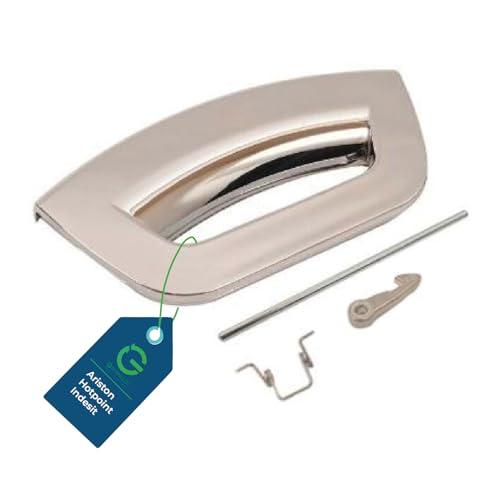 G GRIMALDI Maniglia Ricambio Oblò per Lavatrice Ariston Hotpoint Indesit, Kit sostituzione maniglione porta Compatibile con Modelli originali C00286151, C00288568, 482000031820 Vari colori