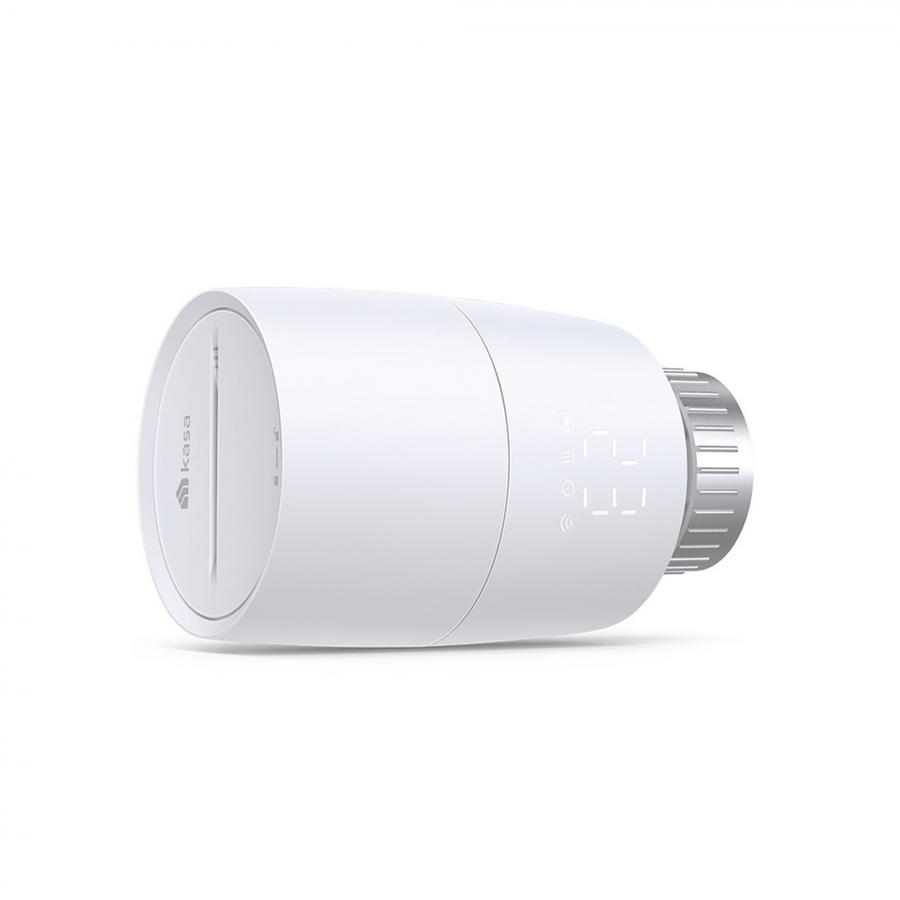 TP-Link Kasa KE100 Valvola Termostatica Intelligente, Protezione Dal Gelo, Controlla a Distanza il Radiatori Dal Telefono, Risparmio Energetico, Supporta Alexa, Assistente Google, Hub Obbligatorio