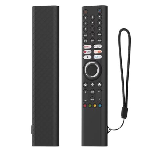 FTRONGRT Cover Compatibile con Xiaomi XMRM-P3, Ultrasottile e Leggero, Anticollisione, Cover Protettiva per Telecomando in Silicone.Nero
