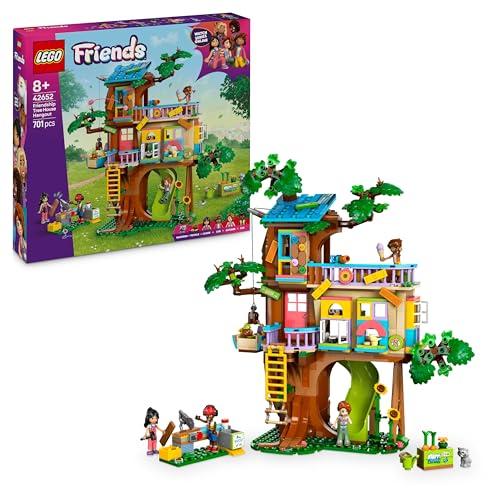 LEGO Friends Casa sull’Albero dell’Amicizia, Giochi Creativi per lo Sviluppo delle Abilità Sociali per Bambine da 8 Anni con Animali Giocattolo e 4 Mini Bamboline, Idea Regalo di Compleanno 42652