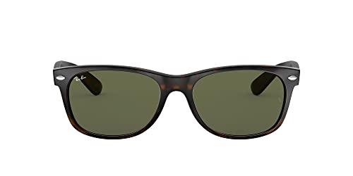 Ray-Ban New Wayfarer, Occhiali da sole, unisex ,Classic Tortoise (902), 52mm
