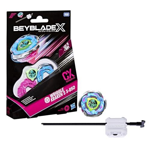 Hasbro Beyblade X, Set Starter Pack Wriggle Kraken S 3-85O CX, Trottola e Lanciatore