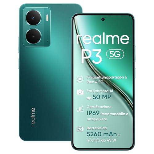 realme P3 Smartphone 5G, 12GB di RAM, 512GB di ROM, display AMOLED Esports a 120Hz da 6,67