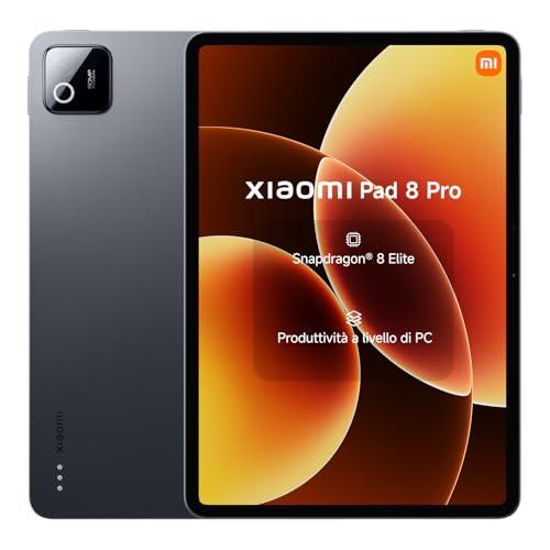 XIAOMI Pad 8 Pro, Tablet 12+512 GB, Grigio, Snapdragon® 8 Elite