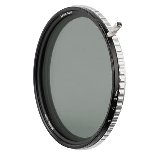 NiSi Filtro ND Variabile 67mm, 1-5 Stop True Color ND-VARIO, VND Nano Coating Multi Strato, Vetro Ottico Esclusivo