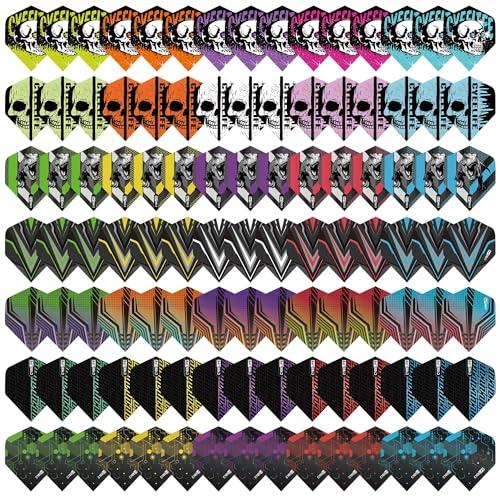 CyeeLife Dart Flights, set da 35 pezzi, 105 pezzi, accessori standard in PET, perfetti per freccette Soft e Steel Tip