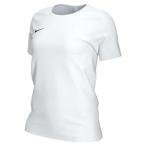 Nike Dry Park VII W Maglietta a Maniche Corte Donna, Bianco (White/Black), M
