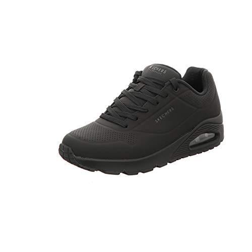Skechers Uno Stand On Air, Scarpe da ginnastica Uomo, Black Durabuck Trim, 40 EU