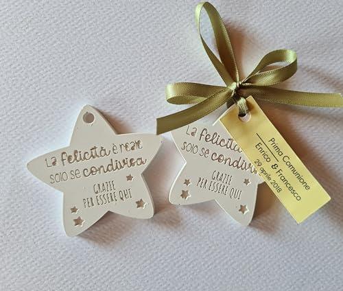10 pz Gessetti profumati Stella con scritta 