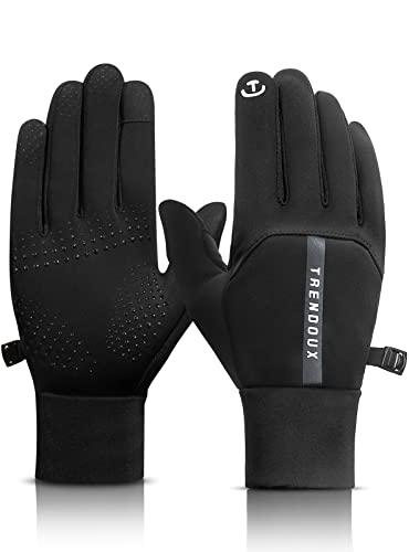 TRENDOUX Guanti Invernali Uomo Donna - Termici Riscaldanti Touch Screen Sci Lana Pile Palestra Alpinismo Sportivi Snowboard Sottili Scooter Mtb Ciclismo Bici Running Lavoro Guida Moto Touch Screen