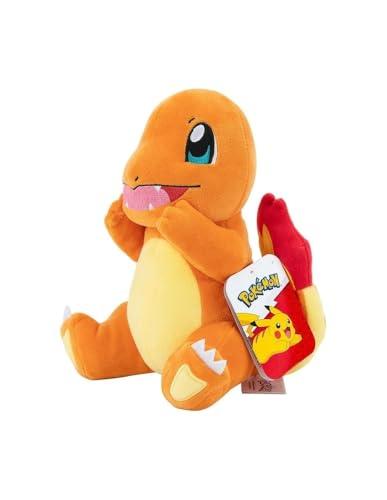 Pokemon Charmander 20,3 cm in peluche ultra morbido di qualità ufficiale, perfetto per giocare e visualizzare