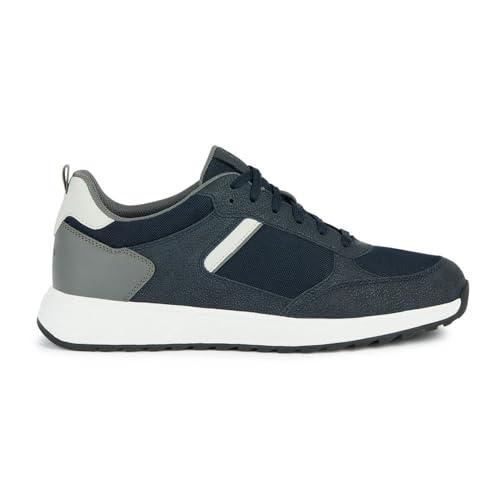 Geox U Molveno A, Scarpe da Ginnastica Uomo, Navy Dk Grey, 42 EU