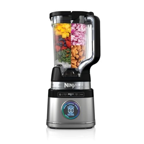 Ninja Frullatore Detect Power Pro 1200W, Caraffa da 2L (Capacità Massima di 1900ml), Potente Frullatore per Smoothie, Tritare Verdure e Preparare Bevande Ghiacciate, Nero, TB201EU