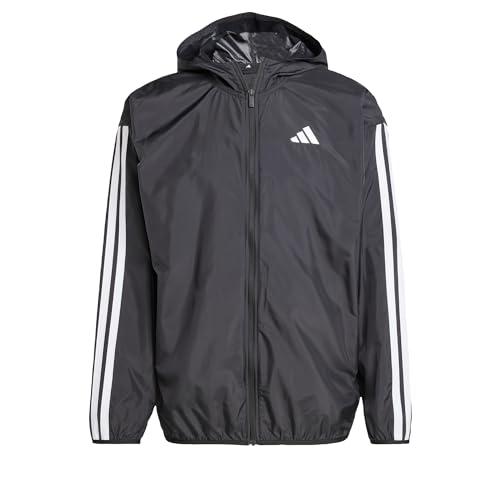 adidas Homme ESSENTIAL THREE STRIPES WINDBREAKER, Black/White, XXL