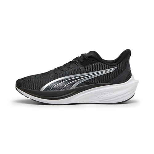 Puma Unisex Adults Darter PRO Road Running Shoe, Puma Black-Puma White, 43 EU
