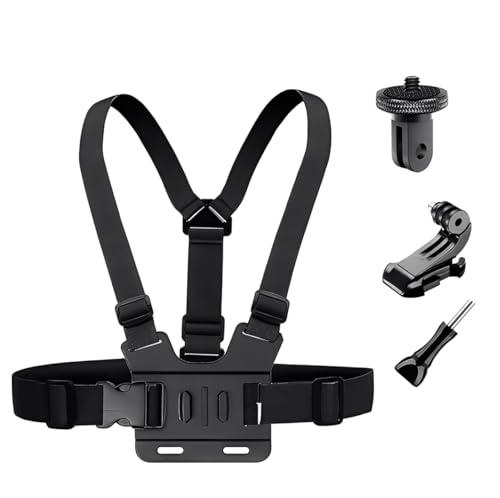 YEHOLDING Supporto per fascia toracica regolabile compatibile con Insta 360 X5 X4 X3 X2 X, accessori action cam kit compatibile con Insta360 ACE Pro 2 ACE Pro ACE ONE RS R GO 2 3