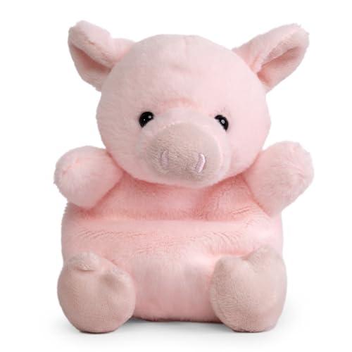 Little Living Nature Snugglies Maialino Peluche – Giocattolo di Stoffa per Bambini e Adulti, Giocattolo Morbido e Coccoloso
