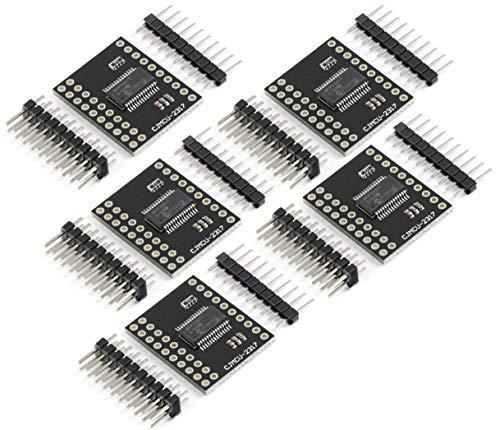 TECNOIOT 5pcs MCP23017 Serial Interface I2C Bidirectional 16-Bit I/O