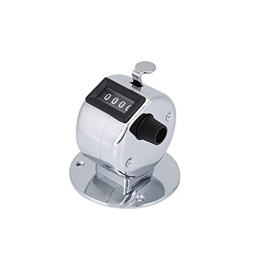 TTOCAR Mini Contatore di Conteggio Manuale a 4 Cifre con Numeri in Metallo, Contatore di Clic Numerici Contatore di Clic Numerico Portatile Contatore di Conteggio di Clic per Eventi