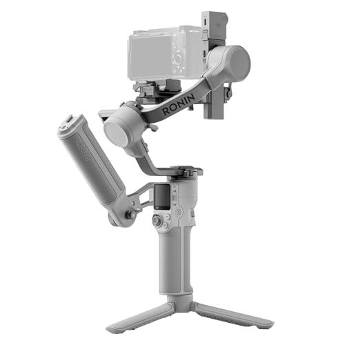 DJI RS 4 Mini Combo, stabilizzatore per fotocamera Canon/Sony/Panasonic/Nikon/Fujifilm, blocchi automatici degli assi, 2 kg di carico, stabilizzatore per fotocamera, impugnatura a valigetta