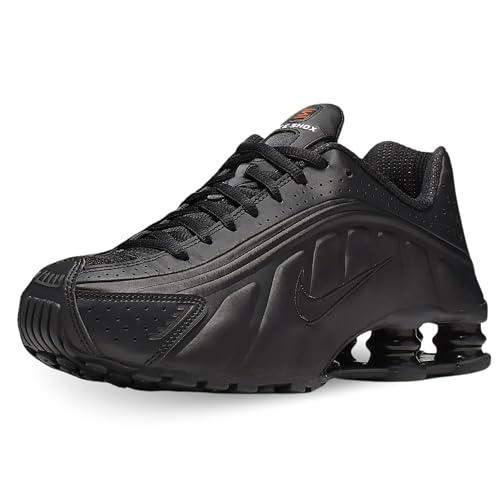 Nike Shox R4, Sneaker Uomo, Multicolore (Black/Black/Black/Max Orange 000), 46 EU