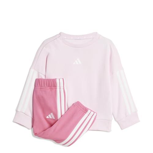 adidas Unisex - Bimbi 0-24 ESSENTIALS JOGGER, Clear Pink/White/White, 2-3 Years