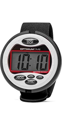 Optimum Time Series 3 Sailing Yachting e Dinghy Watch in Bianco - Water Resistant Race Timer per Vela Yachting e Dinghy