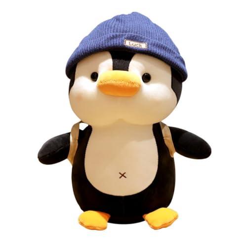 Cuscino in Peluche Pinguino, Peluche Giocattolo Pinguino, Pinguinos Pupazzi Grande, Pinguinoe Peluche Bambola, Peluche Kawaii Plushie per Coccolare e Giocare, Animali di Peluche per Bambini (25cm)