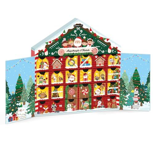 Cartomania Calendario dell'avvento, 24 cassettini, Sorprese da scoprire ogni giorno, 24 regali, Natale, Idea regalo per bambini e adulti