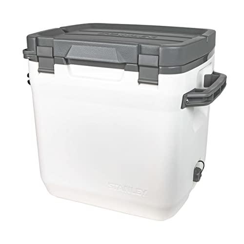 Stanley Adventure Outdoor Cooler 28,3L Polar White - Isolamento con Schiuma a Doppia Parete - Senza BPA - Frigo Portatile - Frigo da campeggio robusto - Frigo da viaggio robusto - Senza Perdite