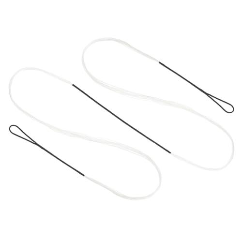 PATIKIL Corda per Arco Ricurvo, Corde Tiro Arco Sostituzione 14 Fili Corda Arco Lungo per Attrezzatura Tiro Arco Universale, Bianco Amo 68