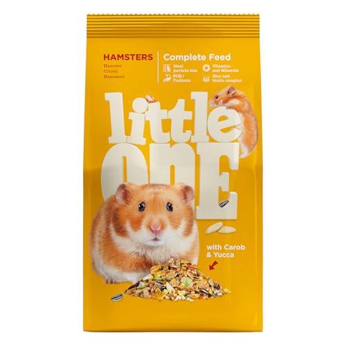 Little One Alimento Completo per Criceti | 400 g | Composizione Bilanciata | Con Grano, Miglio Rosso, Orzo, Fiocchi di Mais, Semi di Zucca | Alta Nutrizione e Digeribilità