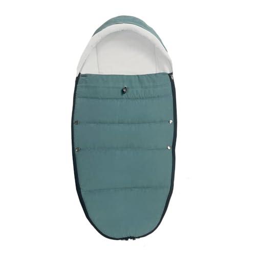 Brogtorl Coprigambe universale per passeggino compatibile con Babyzen YOYO/YOYO2, Stokke YOYO3 e Bugaboo, tessuto antivento e antigelo, facile da pulire (blu acqua)