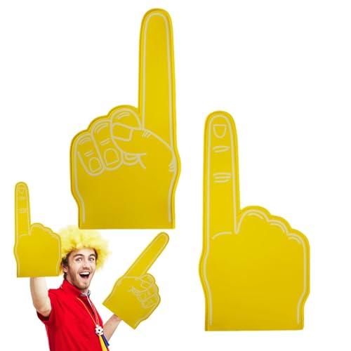 Dito Gigante in Schiuma | Mano da Tifoso Sportivo da 18 Pollici - Dito in Schiuma Vuota per Fai da Te, da Cheerleader per Eventi Sportivi, Scuola e Affari, 9,06x18,11 Pollici