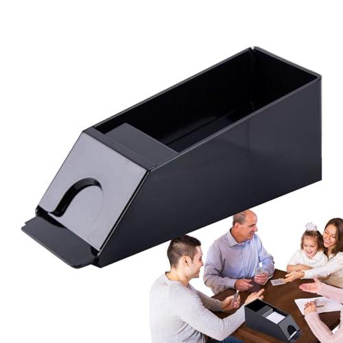 mazziere di carte mazziere di poker, | Supporto per mazziere di poker, scarpa per mazziere di blackjack, distributore di carte riutilizzabili per carte da gioco, oggetti di scena per giochi da tavolo,