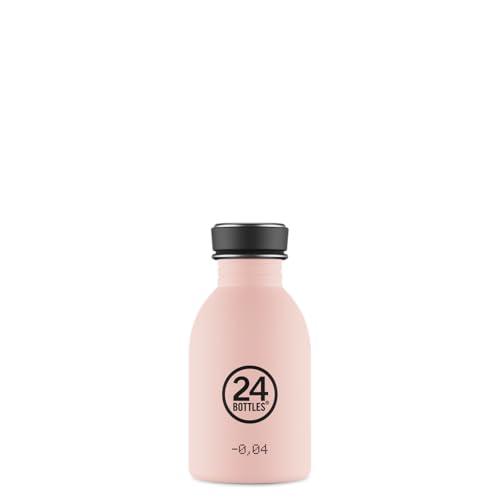 24Bottles Urban Bottle- Borraccia 250ml Acciaio Inox, Bottiglia con Tappo 100% Ermetico Ultraleggera, Borraccia Palestra no BPA, Borracce Ecologiche Design Italiano [NON Termica], Stone Dusty Pink NEW